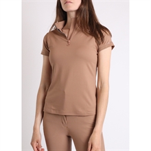 Montar MoKelsey rosegold crystals polo t-shirt 